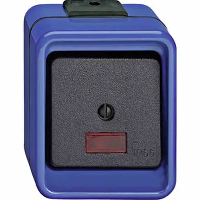 Obrázek produktu pro Merten 375998 Elektroschalter Schwarz - Blau (375998)
