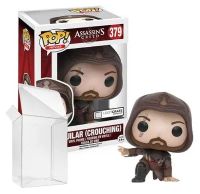 Produktbild von Funko Pop! Movies: Assassin's Creed - Aguilar (Crouching) #379  Lootcrate Exclusive
