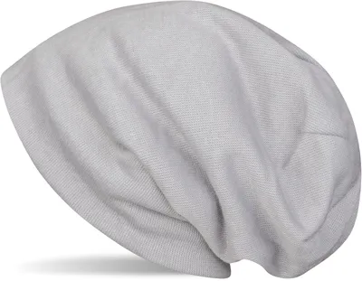 Produktbild von styleBREAKER warme Feinstrick Beanie Mütze mit sehr weichem Fleece Innenfutter, Longbeanie unifarben, Uni 04024092