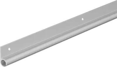 Produktbild von Kederschiene aus Aluminium 45 Grad für Caravan Wohnmobil, Wandprofil 100 cm, Ø10 mm, mit Schrauben zur Befestigung