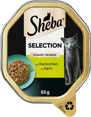Productafbeelding van Sheba® Sheba® Katzen-Nassfutter Selection in Sauce mit Kaninchen 22x 85,0 g