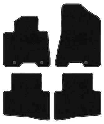 Immagine prodotto di Tappetini in moquette per Kia Sportage IV 2015- (SUV) – set 4 pezzi, neri, su misura – Wielganizator BASIC