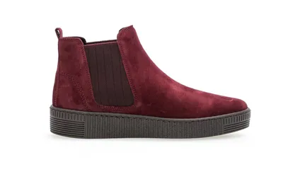 Produktbild von Gabor Damen  Schnürstiefel & Boots ungefüttert bordeauxrot Gr. 51/2