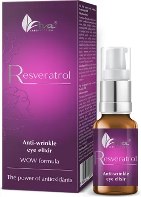 Produktbild von Ava Laboratorium Resveratrol Przeciwzmarszczkowy eliksir pod oczy, 15 ml