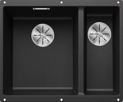 Produktbild von BLANCO SUBLINE 340/160-U, Schrankwaschbecken, Silgranit, Anthrazit, Rechts, 60 cm, Deutschland
