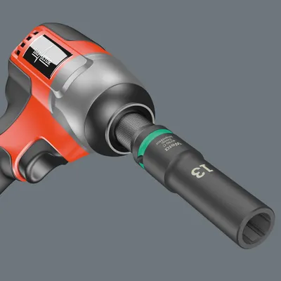 Produktbild von WERA Impaktor Deep Set 1 05004841001 Außen-Sechskant Steckschlüsseleinsatz-Set 11teilig 1/2"