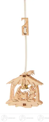 Immagine prodotto di Miniatura di un presepe con illuminazione a 12V, altezza = 3 cm, nuovo