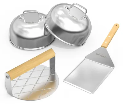 Immagine prodotto di Omgoods - Set di 4 utensili per barbecue - Accessori per barbecue
