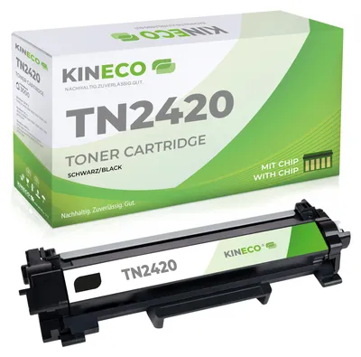Zdjęcie produktu dla Kompatybilny toner Kineco z chipem, przeznaczony do drukarek Brother TN-2420, TN-2410, TN2420, HL-L2310D, HL-L2350DW, HL-L2357DW, HL-L2370DN, HL-L2375DW, MFC-L2710DW