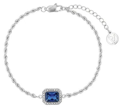 Produktbild von PAUL VALENTINE - Damen Armband Edelstahl - Silberfarben - Zirkonia Anhänger - PV