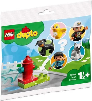 Zdjęcie produktu dla LEGO DUPLO Town Rescue 30328, Zestaw do budowania, 1,5 lat(a), Plastik, 4 szt.