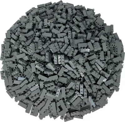 Obrázek produktu pro LEGO® 1x3 kostky Vysoké kostky Tmavě šedá - 3623 NEW! Množství 100x
