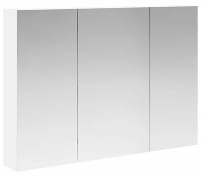 Produktbild von Badezimmerspiegelschrank Weiß 100 x 14,5 x 70 cm Holzwerkstoff