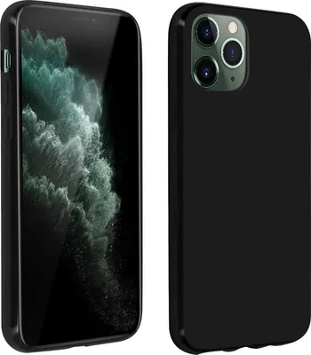 Produktbild von Avizar, Gelhülle (frosted) für Apple iPhone 11 Pro, Schwarz
