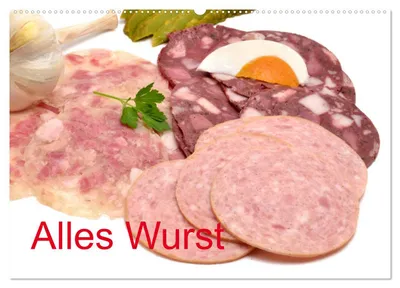 Produktbild von Alles Wurst (Wandkalender 2027 DIN A2 quer), CALVENDO Monatskalender