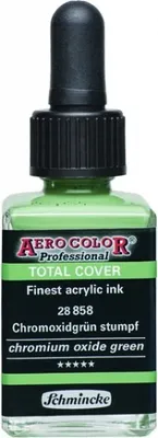 Chromoxidgrün stumpf 28ml 858 023 Schmincke Aero Color TOTAL COVER Airbrush Farbe
