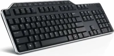 Zdjęcie produktu dla DELL KB522, Pełnowymiarowy (100%), Przewodowa, USB, QWERTY, Czarny
