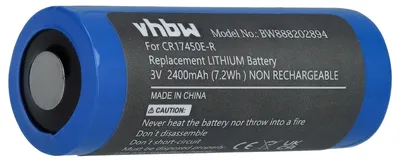 Produktbild von vhbw Batterie Ersatz für CR17450E-R (3V, Li-Ion) für diverse Geräte