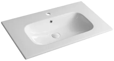 Produktbild von Sapho PIEDRA Keramik-Möbelwaschbecken 81x46,5cm, Weiß