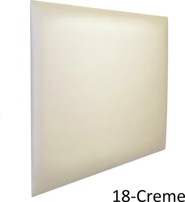 Produktbild von Polsterpaneel Wandkissen Wandpolster Bettkopfteil Wandpaneel Schlafzimmer | 30 x 30 cm | Creme