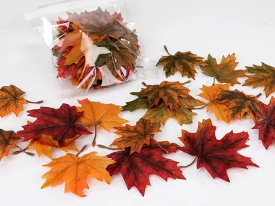 Produktbild von Streudeko Herbst Blätter HERBSTFARBEN ca. 11cm 20 Stück im Beutel Formano H23
