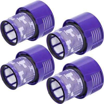 Produktbild von McFilter I 4x HEPA-Filter geeignet für Dyson V10 SV12 Serie Cyclone, Absolute Extra, Animal, Total Clean, Motorhead, Parquet, Nickel Staubsauger als Alternative für 969082-01, Ersatzfilter waschbar,