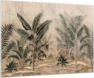 Produktbild von Bilder auf glas - Einteilig - Wald Blatt Baum - 100x70cm - Glasbilder - Wandbilder - Bilder - zum Aufhängen bereit - Wanddekoration aus Glas - Glas Bilder - Wandbild auf Glas - GAA100x70-5101