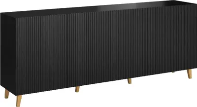 Produktbild von Cama Kommode PAFOS 200x42x82 Schwarz matt