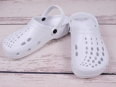 Produktbild von Camminare Free Time Clog Damen Gummipantoffeln Strandschuhe Weiss 36/37