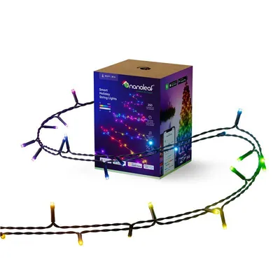 Zdjęcie produktu dla Nanoleaf Holiday, Inteligentne oświetlenie sznurkowe, Wi-Fi/Bluetooth, 16000000 kol., 200 cm, 1 szt.