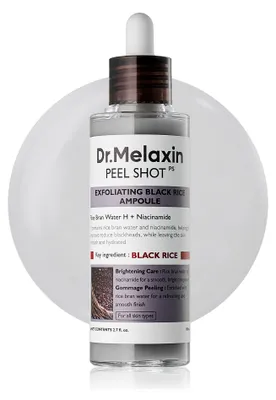 Obrázok produktu pre Dr. Melaxin Peel Shot Exfoliant Black Rice Ampoule 80ml