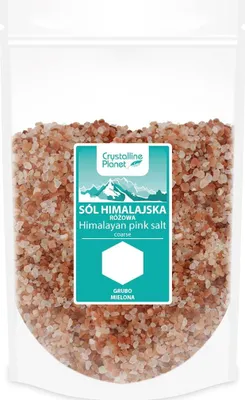 SÓL HIMALAJSKA RÓŻOWA GRUBO MIELONA 1 kg - CRYSTALLINE PLANET