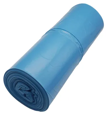 Productafbeelding van Solidchoice - 20 Stuks Vuilniszakken 160 Liters Blauw