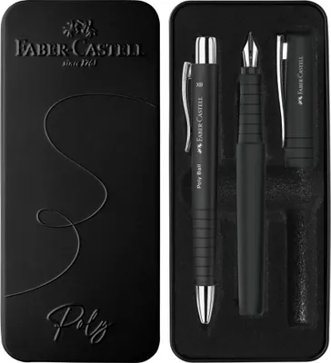 Immagine prodotto di Faber-Castell 241050 Set di strumenti di scrittura FABER-CASTELL POLY BALL/PEN, nero