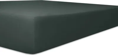 Produktbild von Kneer - Spannbetttuch - * Qualität 25 * Easy-Stretch - Farbe: 82 Schwarz - Größe: 90/190 - 100/200 cm