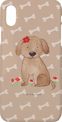 Produktbild von Mr. & Mrs. Panda Iphone 10 Handyhülle Hund Dame - Hundeglück - Geschenk, Cover, Liebenswert, Liebe, Handy, Hundeliebe, Hülle, Hunde, Sprüche, X