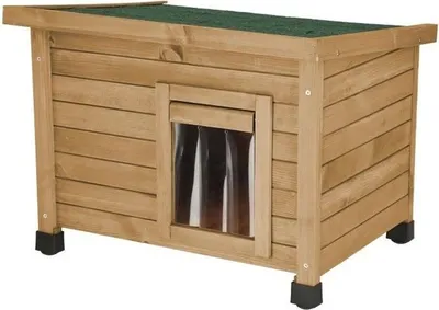 Produktbild von Casuta pentru pisici Kerbl Rustica, 57x45x43 cm, Maro