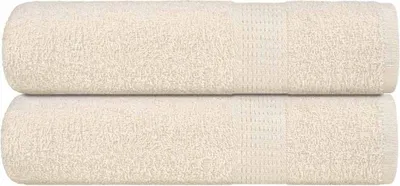 Produktbild von Duschtücher FROGN 2 Stk. Creme 70x140 cm 360 g/m²