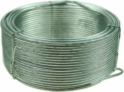 Produktbild von 1 x 26 m Spanndraht Draht Gartendraht Bindedraht Ø 2,0 mm VERZINKT 3861