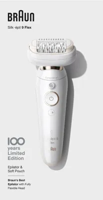 Obrázok produktu pre Braun Silk-épil 9 81728161, Biela, Brucho, Podpazušie, Back thigh, Bikiny, Sedacia časť, Hrudník, Front thigh, Vnútorné paže,..., Holiace, Výkon, Batérie, 100 - 240 V
