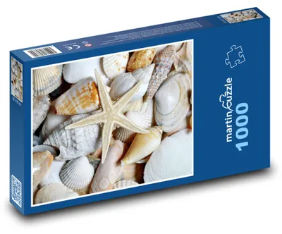 Obrázek produktu pro Puzzle 1000 Mořská hvězdice a mušle - martinpuzzle