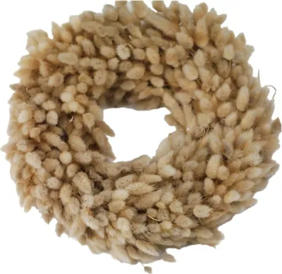 Image de Kaemingk Noël Bunny Tails Couronne 25 cm