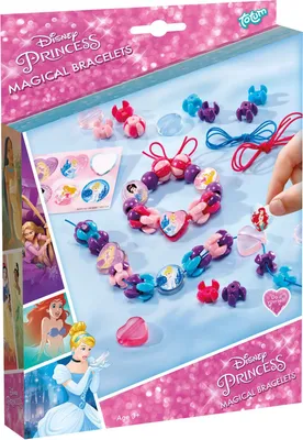 Zdjęcie produktu dla Księżniczki Disneya - Zestaw rzemieślniczy: Magiczne bransoletki