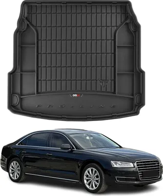 Image de OMAC Tapis de coffre caoutchouc pour Audi A8 2009-2017 Noir Premium