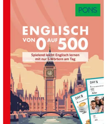 Produktbild von PONS Englisch von 0 auf 500