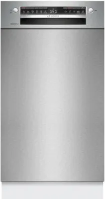 Produktbild von Bosch Serie 4 SPU4HMS10E, Unterbau, Single (45 cm breit), Edelstahl, Schwarz, Tasten, 1,75 m