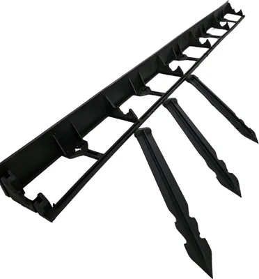 Immagine prodotto di Bordi per prato 4,5 cm x 1 m Bordi per aiuole Bordi per falciatura Bordi per camminamenti Bordi in plastica