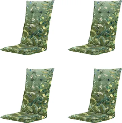 Produktbild von Madison – Elisa Hochlehner-Sitzkissen – Grün – 123 x 50 x 5 cm – 4er-Set