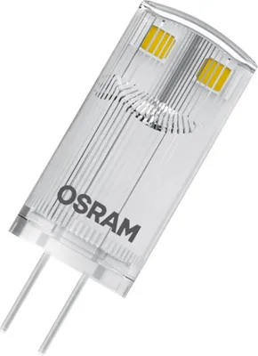 Produktbild von Osram P PIN 10 0.9W/2700K G4 LED-Kapsel, Sockel G4, 0,9 Watt, Warmweiß, 2700 K,  1kWh/1000h