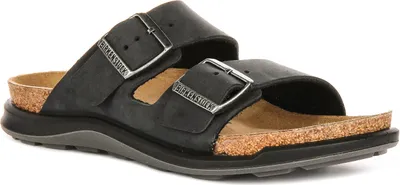 Produktbild von Birkenstock Arizona Crosstown In Schwarz | Regular Fit - 7 UK - 40 EU - 9/9.5 F & 7/7.5 M US / Schwarz